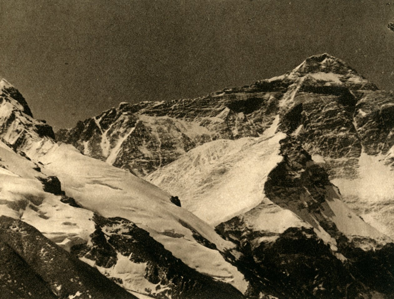 Mont Everest depuis le camp de base, vers 1918-1939 - Unbekannt