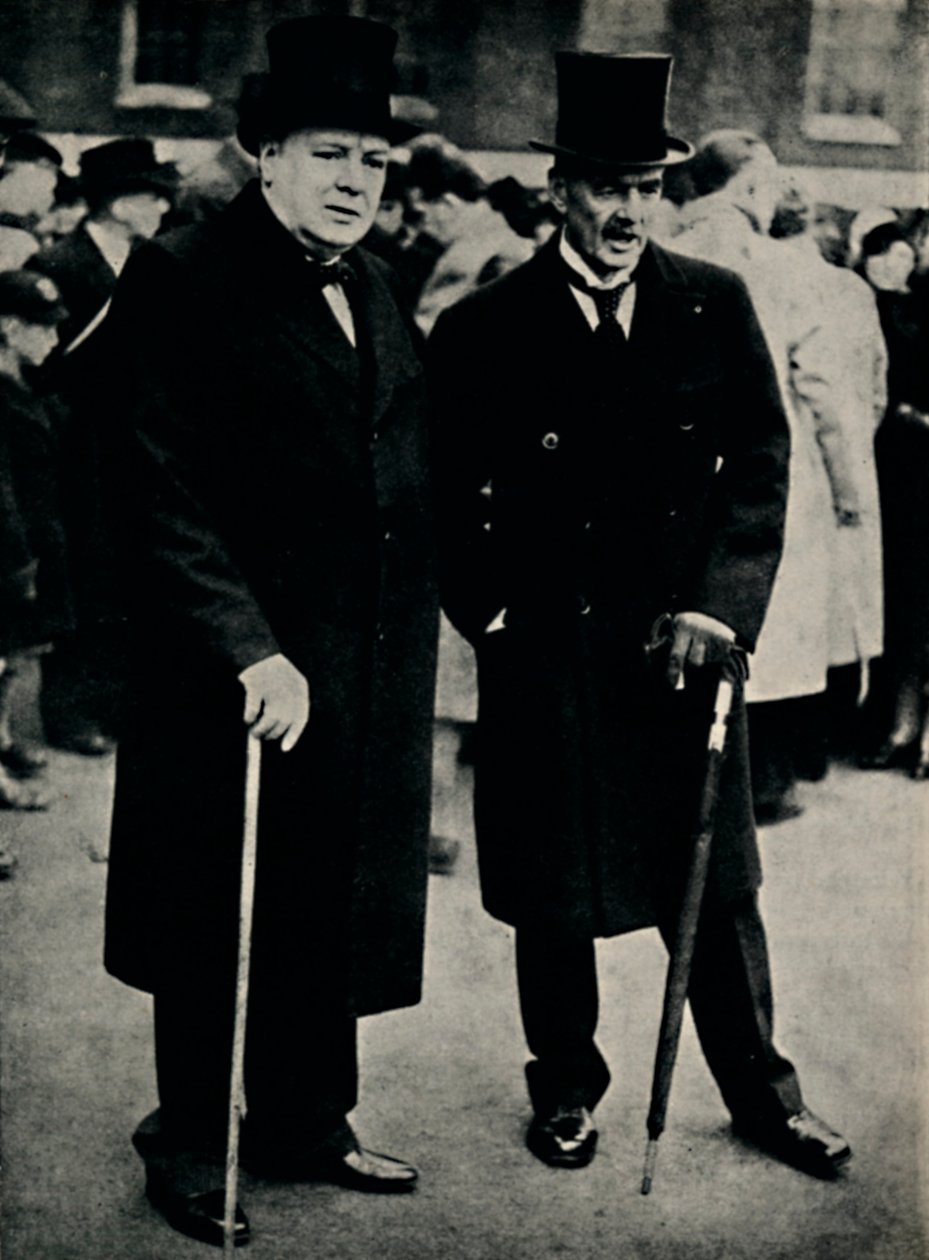 M. Chamberlain et M. Churchill, 23 février 1940, 1945 - Unbekannt