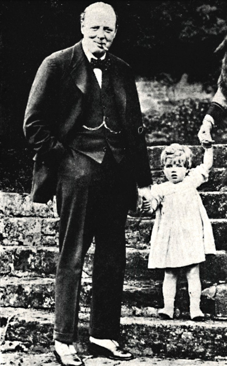 M. Churchill avec sa fille, 1924, 1945 - Unbekannt