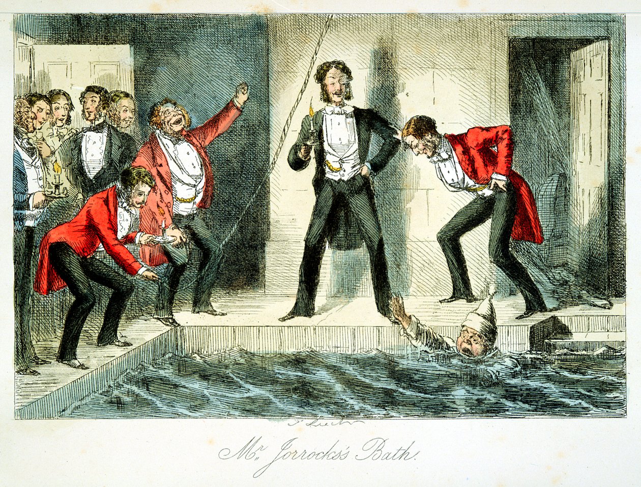 Le bain de M. Jorrocks, 1845 - Unbekannt