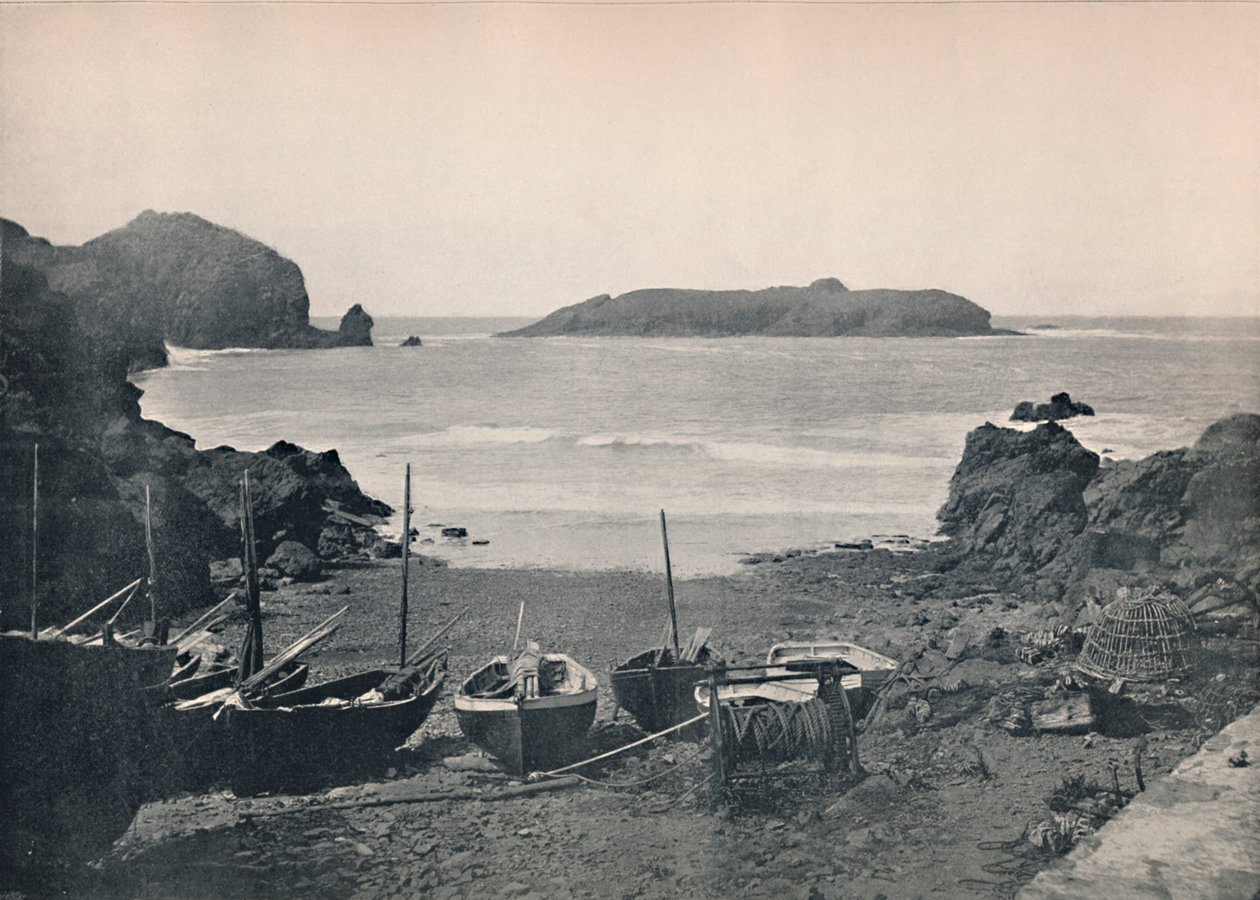 Mullion Cove - Montrant Mullion Island, 1895 - Unbekannt