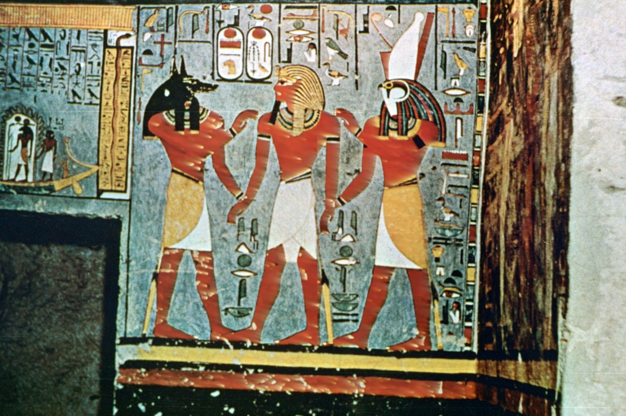 Fresque des tombes des nobles, Thèbes, Louxor, Égypte - Unbekannt