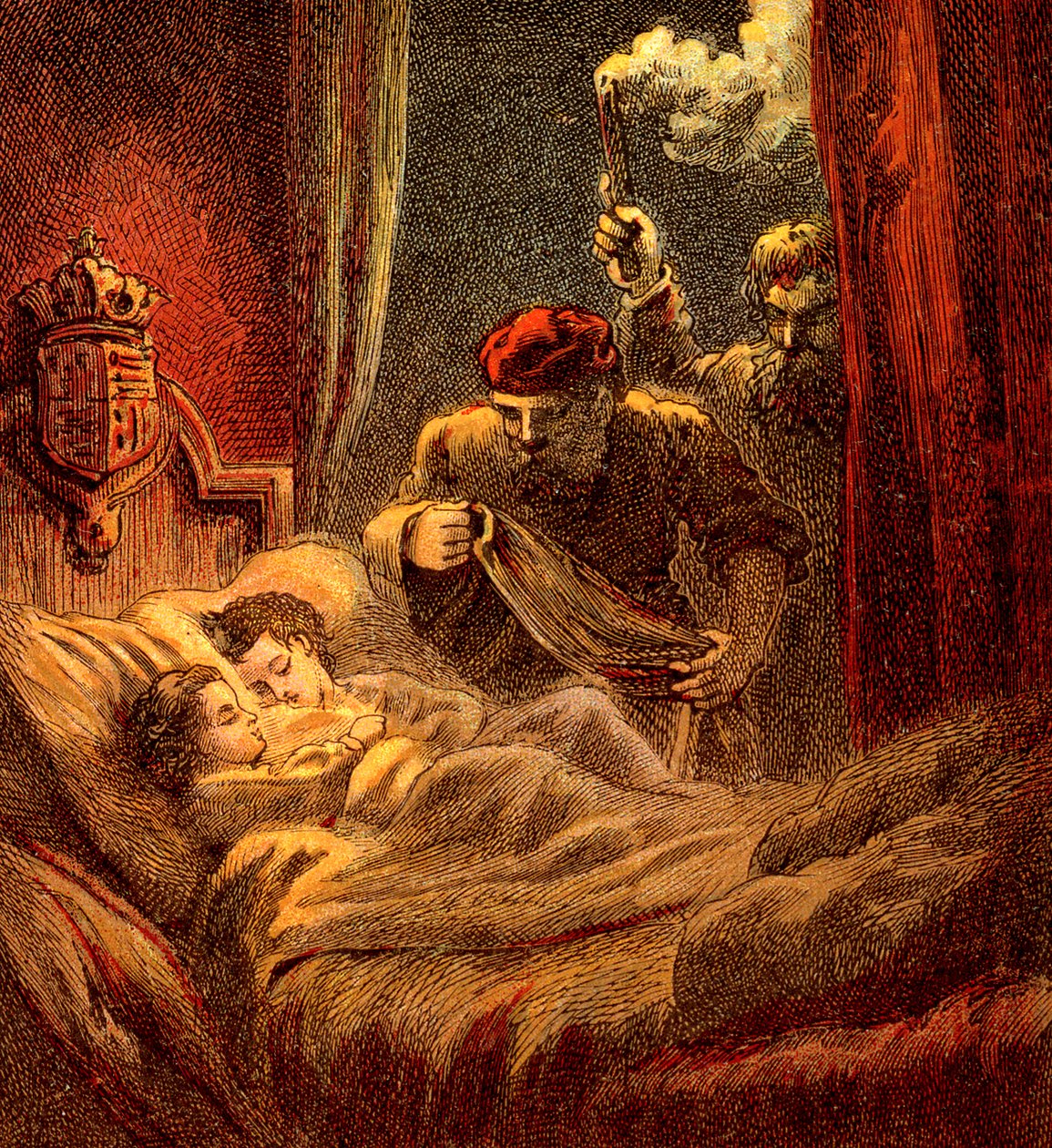 Meurtre des petits princes, 1483, vers 1850 - Unbekannt