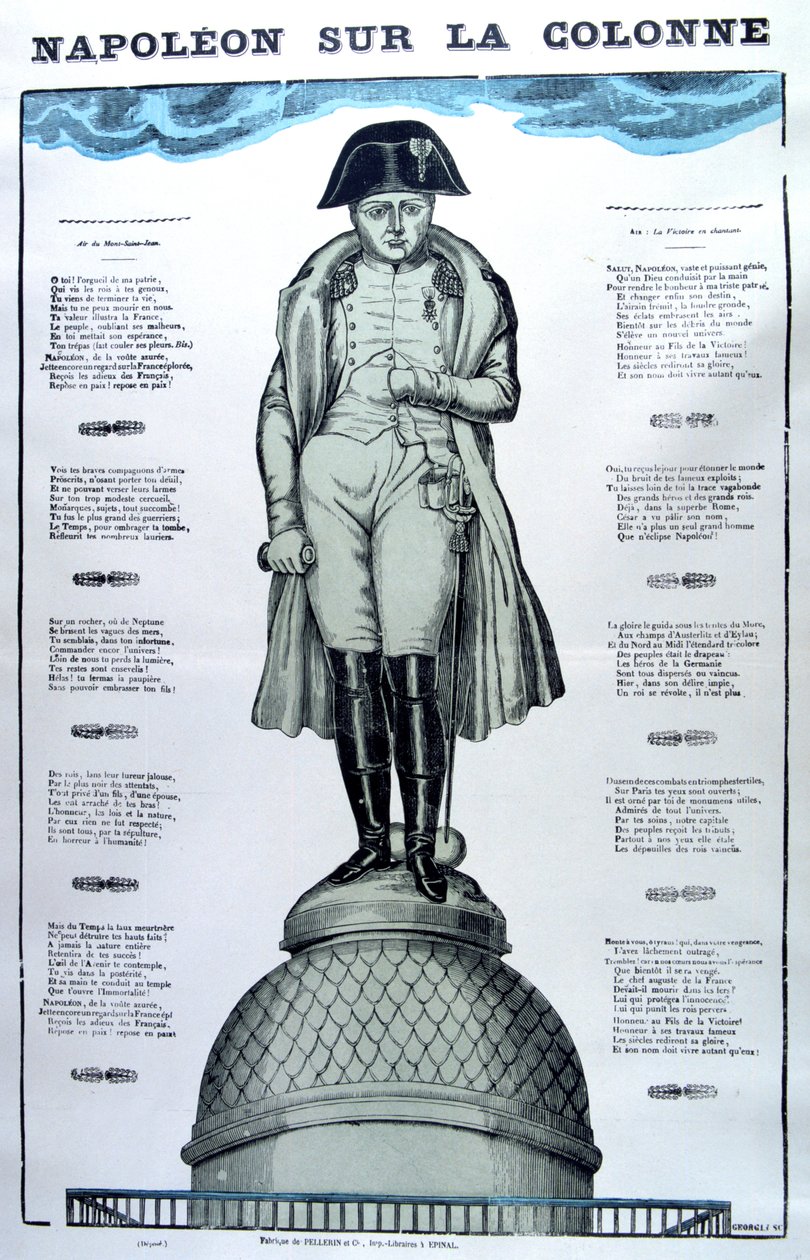 Napoléon sur la colonne, 19ème siècle - Unbekannt