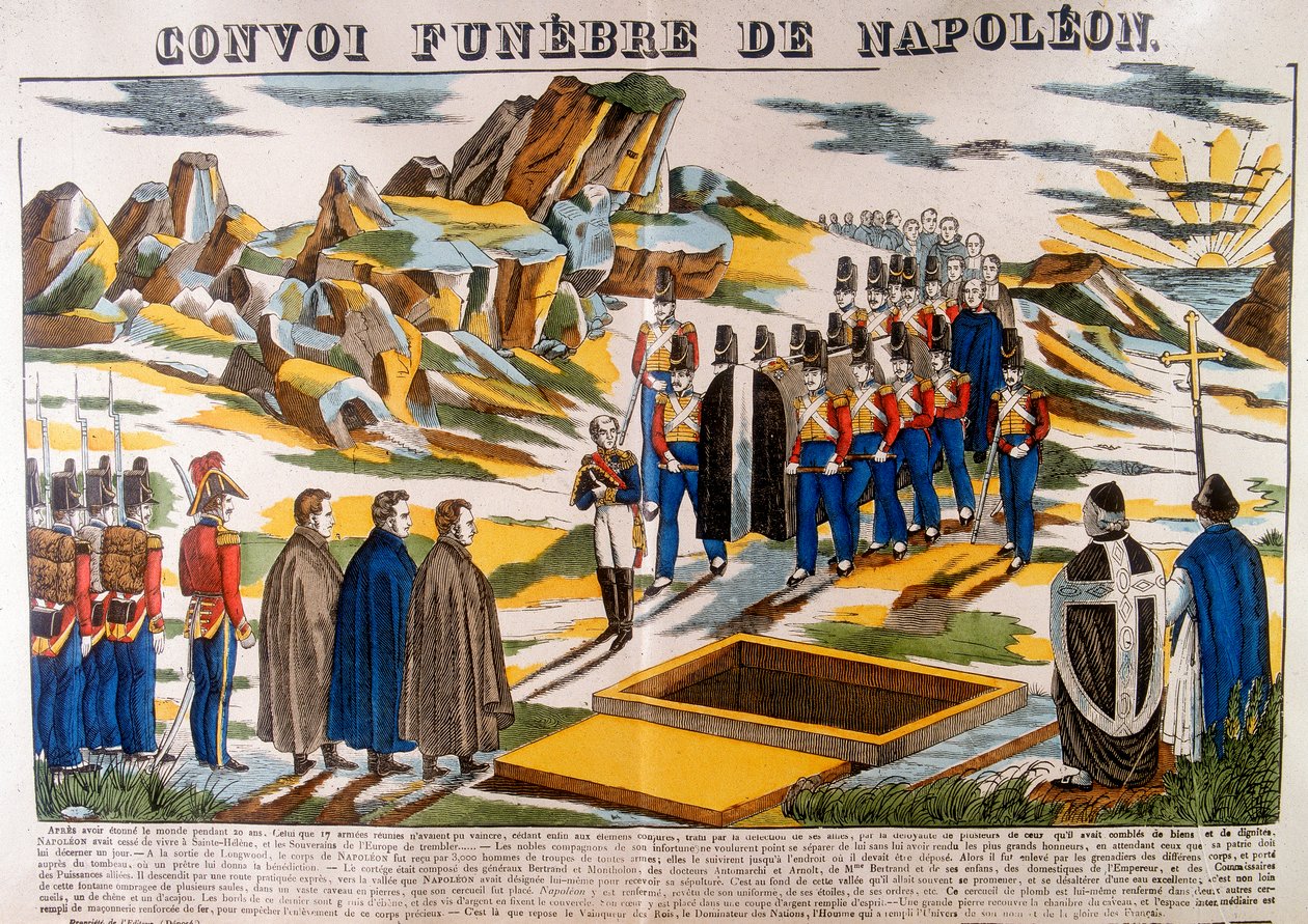 Cortège funèbre de Napoléon, Sainte-Hélène, 1821 - Unbekannt