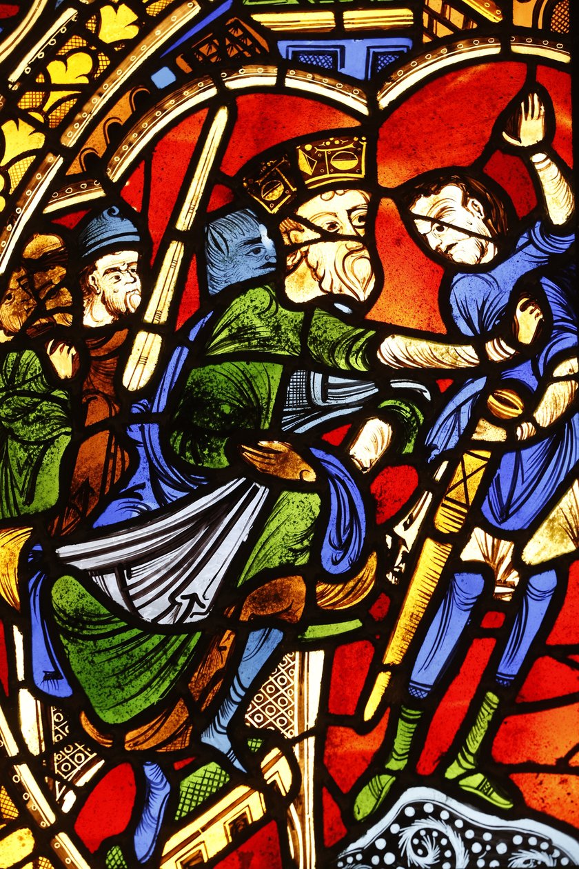 Musée National des Monuments Français. Cathédrale Saint Pierre. Vitrail. La condamnation de Saint Paul, Paris, France - Unbekannt