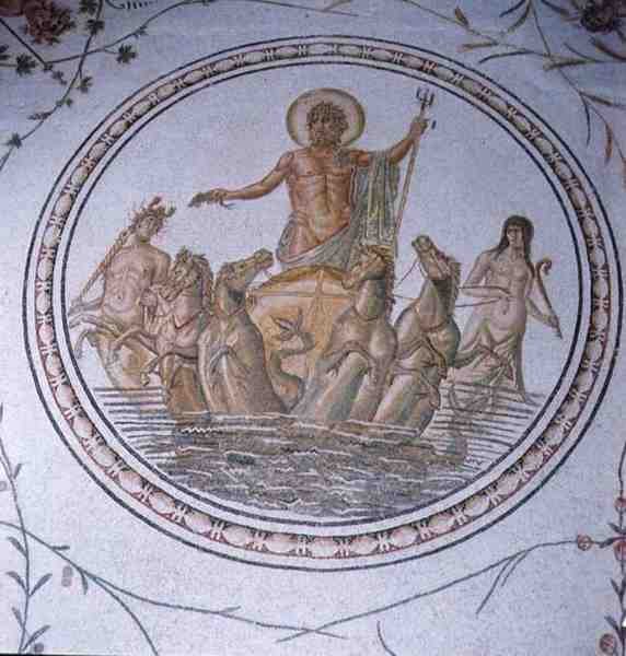 Neptune sur son char, avec hippocampes et tritons - Unbekannt