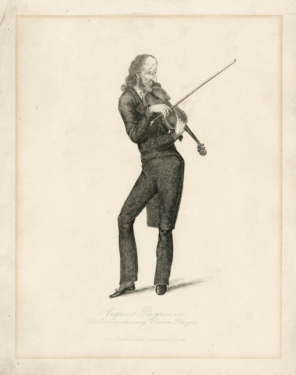 Niccolo Paganini - portrait - Unbekannt