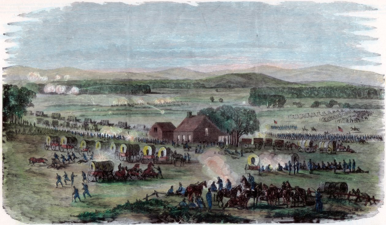 Nuit de la bataille de Cedar Mountain, comté de Culpeper, Virginie, guerre civile américaine, 9 août 1862 - Unbekannt