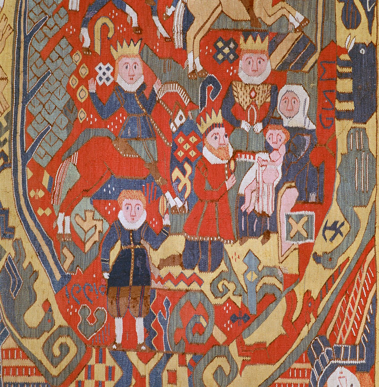 Détail de tapisserie norvégienne du 