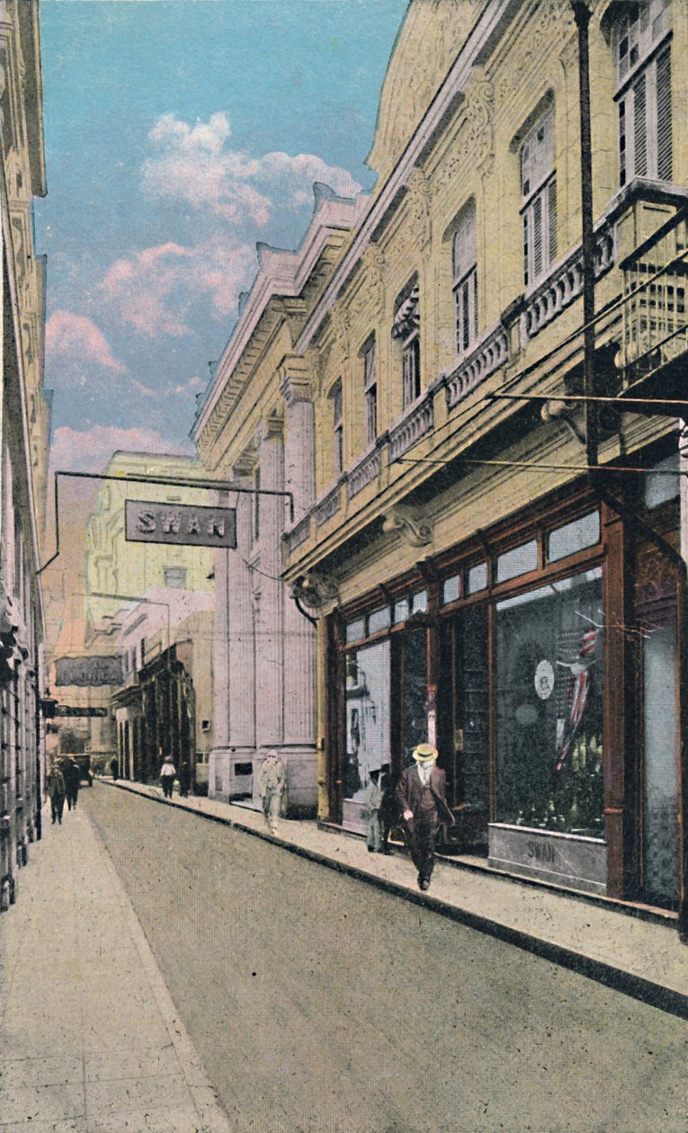 Rue Obispo, La Havane, Cuba, c1910 - Unbekannt