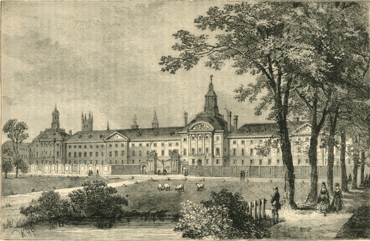 Ancien hôpital de Bethléem, Moorfields vers 1750, vers 1872 - Unbekannt