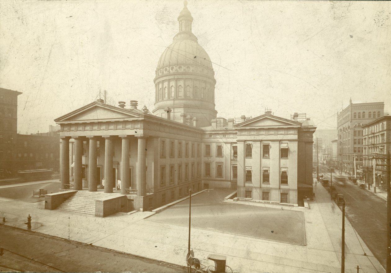 Ancien Palais de Justice vu depuis la fenêtre du troisième étage d