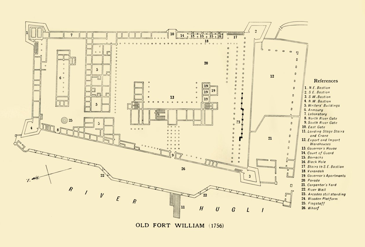 Vieux Fort William, 1756, 1925 - Unbekannt