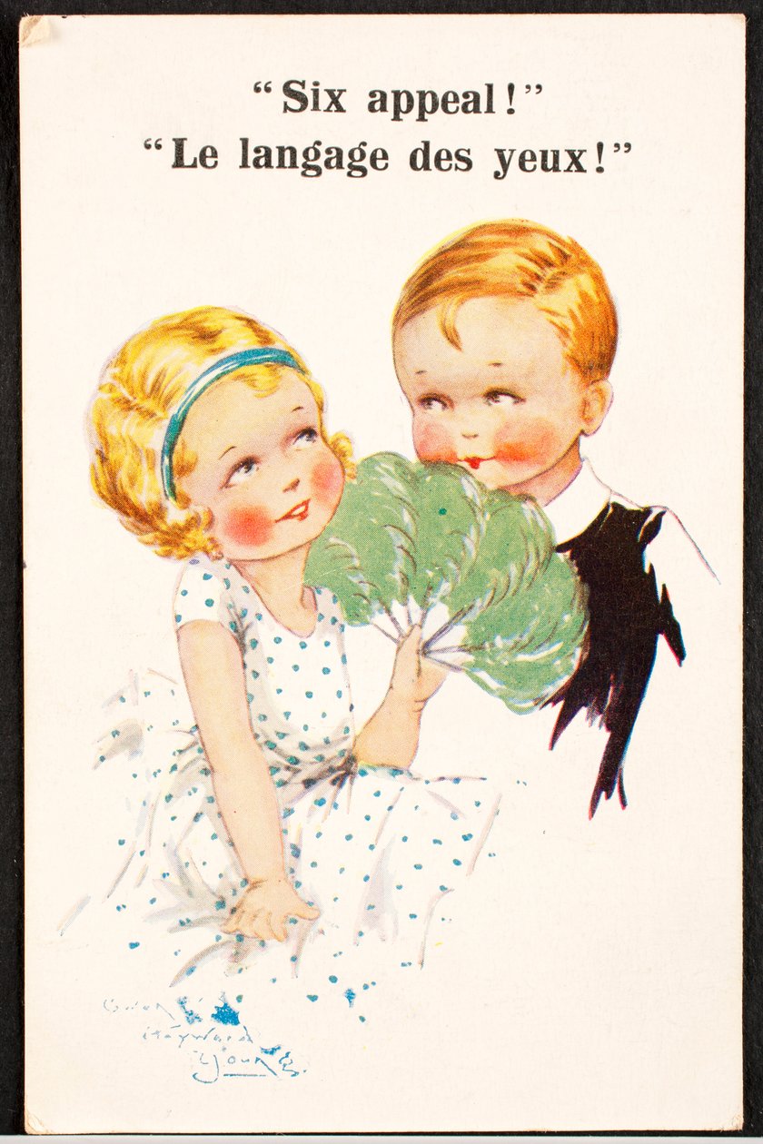 Vieille carte postale / Langage des yeux / Enfants - Unbekannt