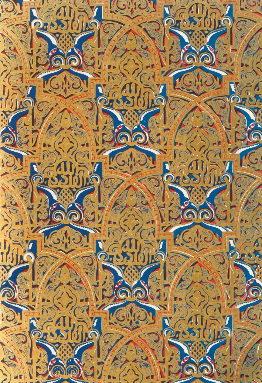 Ornement en panneaux sur les murs, Salle des Ambassadeurs, 1907 - Unbekannt