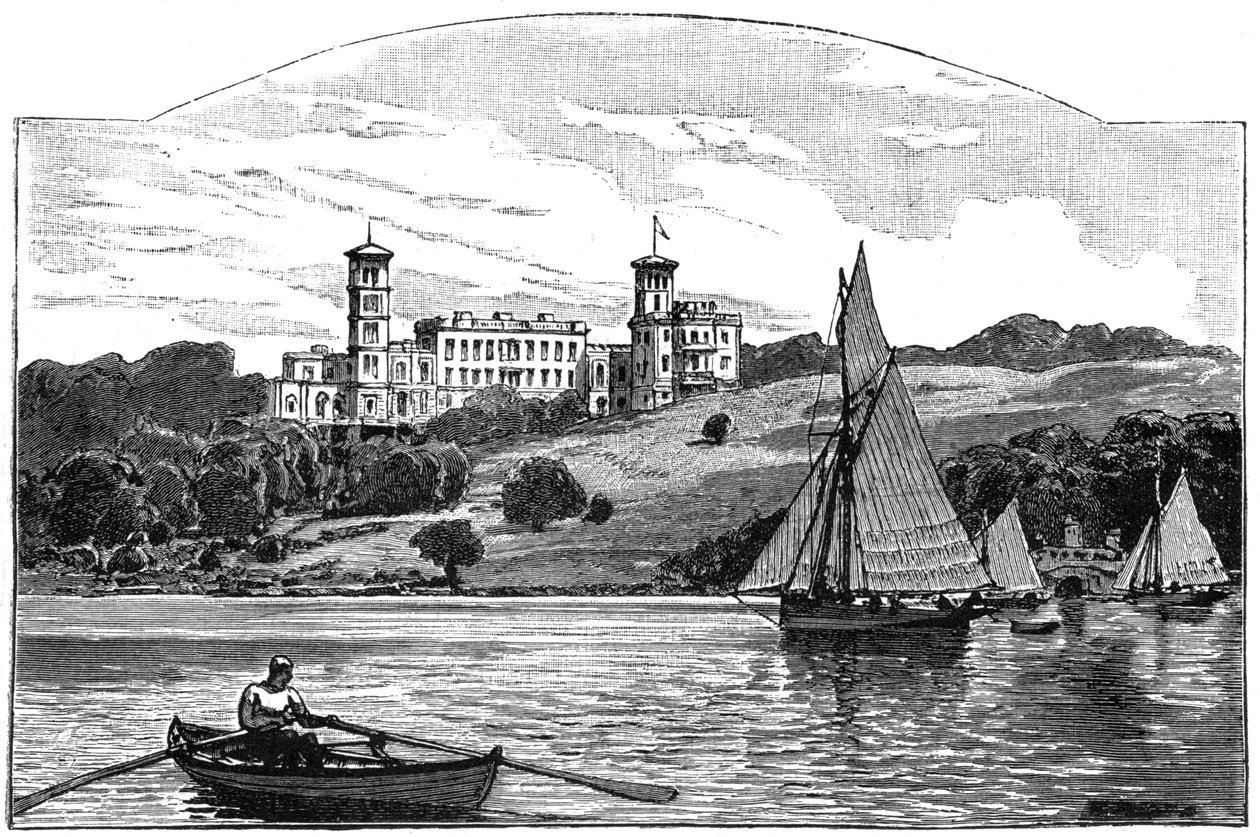 Osborne House depuis le Solent, East Cowes, Île de Wight, 1900 - Unbekannt