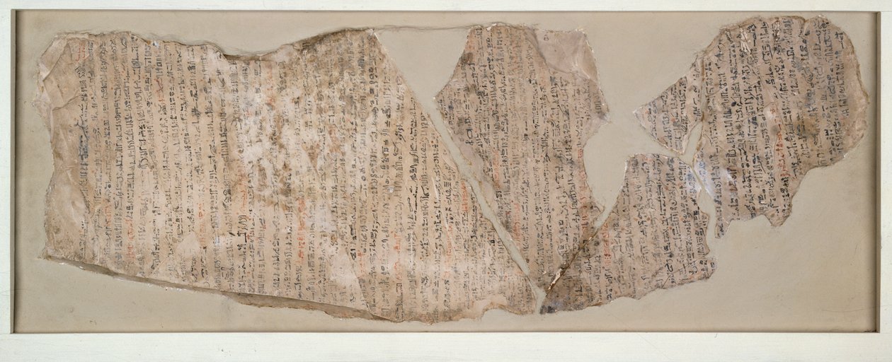 Ostracon, inscrit en hiératique, XIXe dynastie vers 1292 av. J.-C. - vers 1190 av. J.-C. - Unbekannt