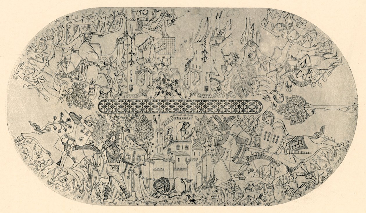 Peinture au Plafond de la Salle de Justice, No. 3, 1907 - Unbekannt
