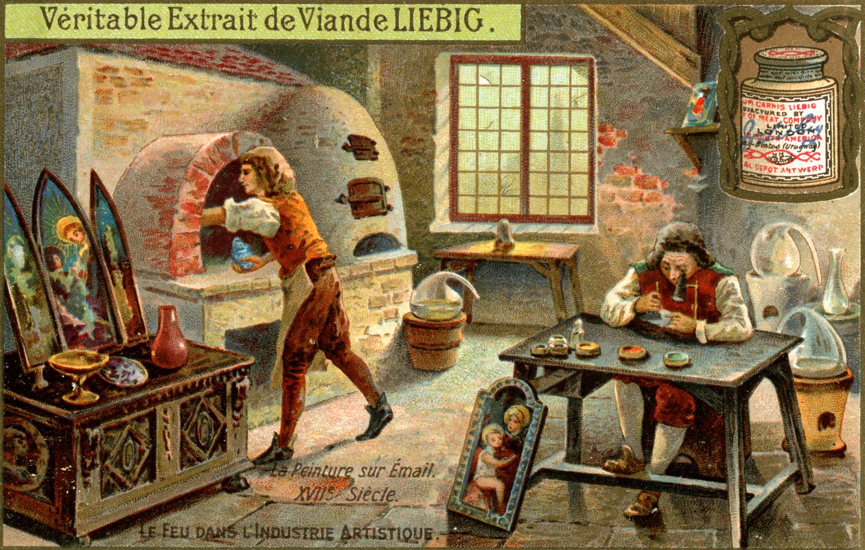 Peinture avec des émaux au 17ème siècle, vers 1900 - Unbekannt