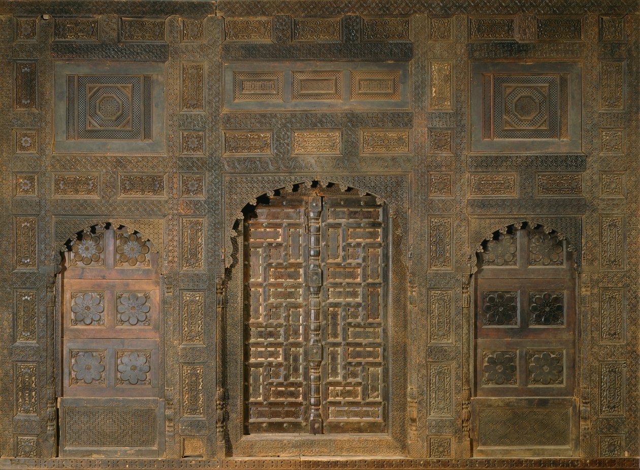 Façade du palais (Palais de Sayyed Akbar Shah, roi de Swat 1835-57) - Unbekannt