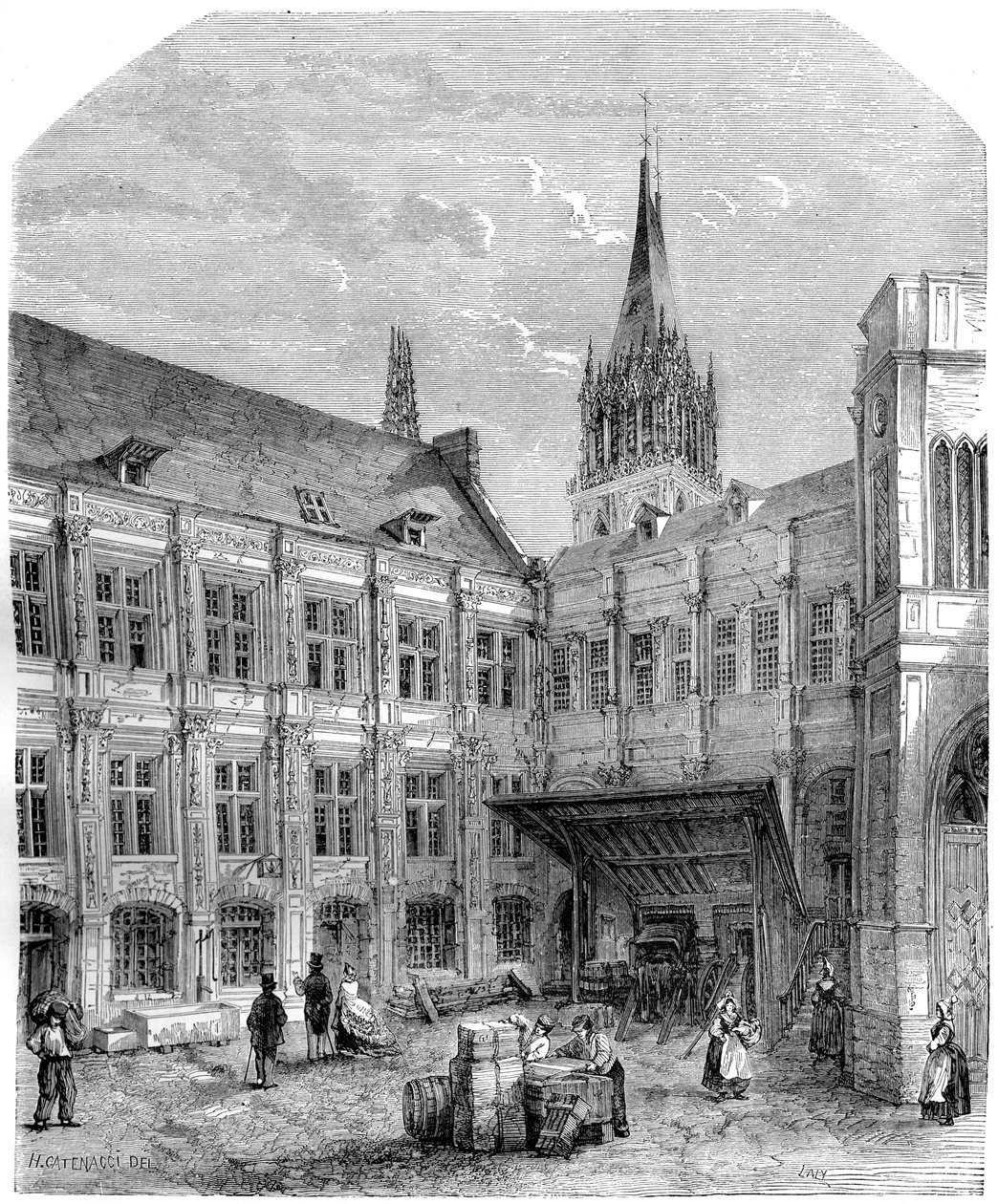 Palais de la Chambre, Rouen, France, 1882-1884 - Unbekannt