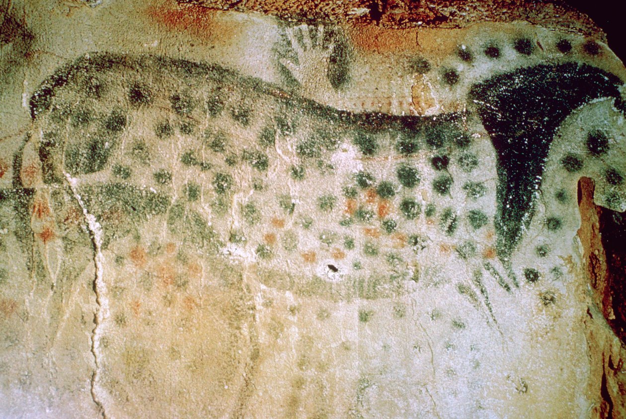 Peinture rupestre paléolithique d