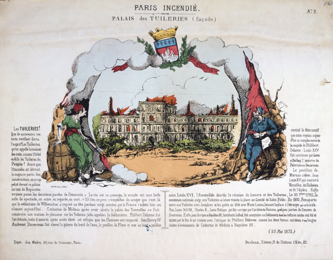 Paris Incendie, 1871 - Unbekannt