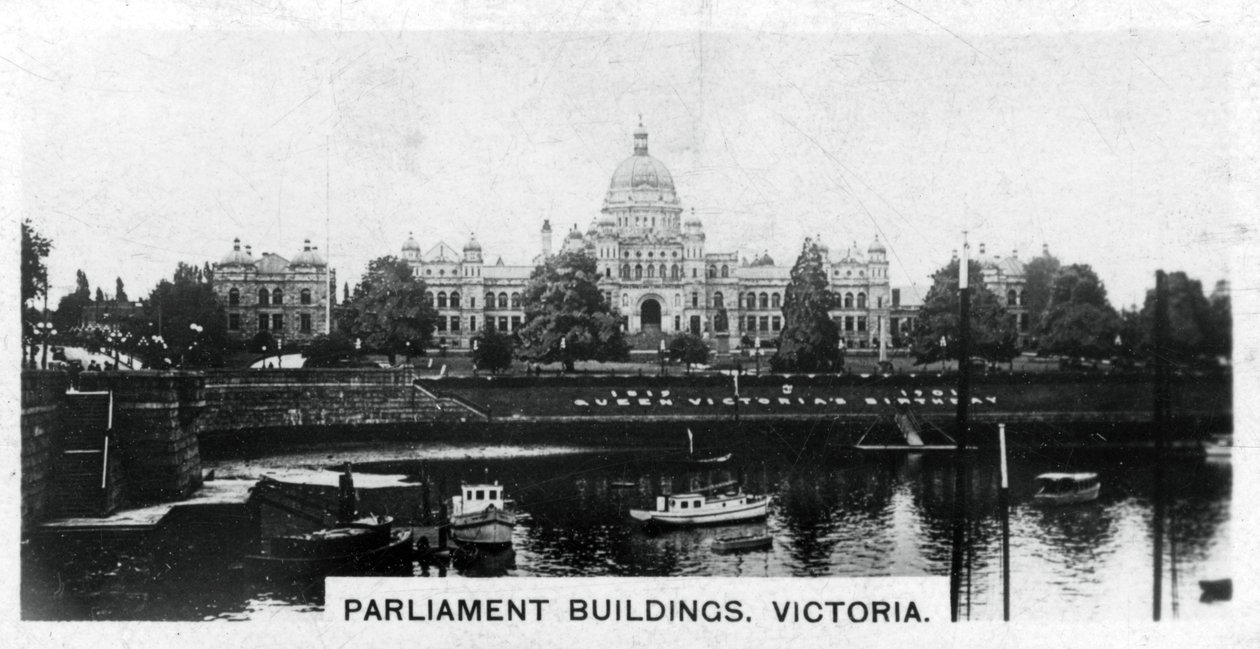 Bâtiments du Parlement, Victoria, Colombie-Britannique, Canada, vers 1920 - Unbekannt