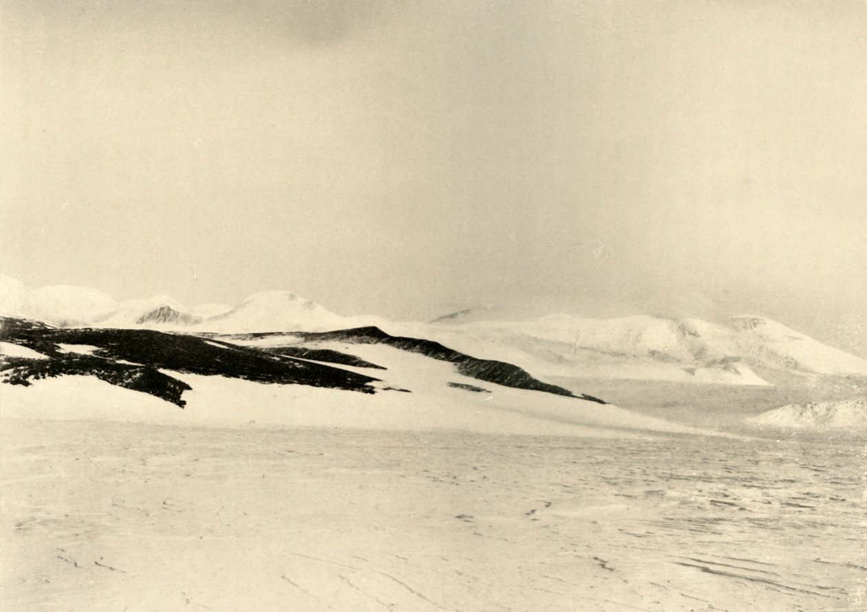 Partie de la chaîne de la reine Alexandra à 1500 pieds sur le glacier, vers 1908, 1909 - Unbekannt