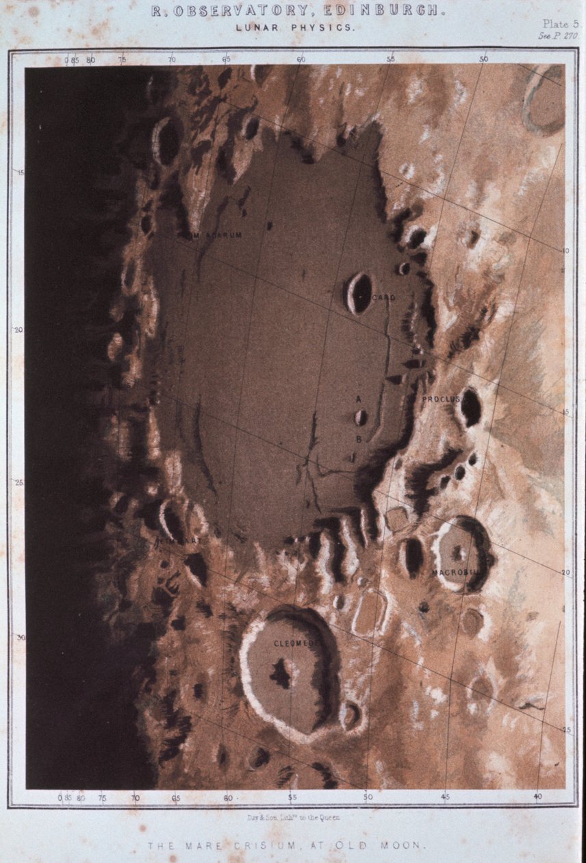 Partie de la surface lunaire - Unbekannt