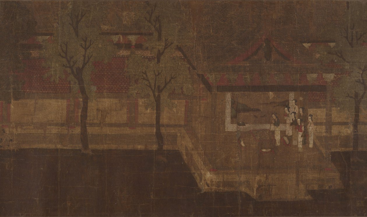 Pavillon avec figures - Unbekannt