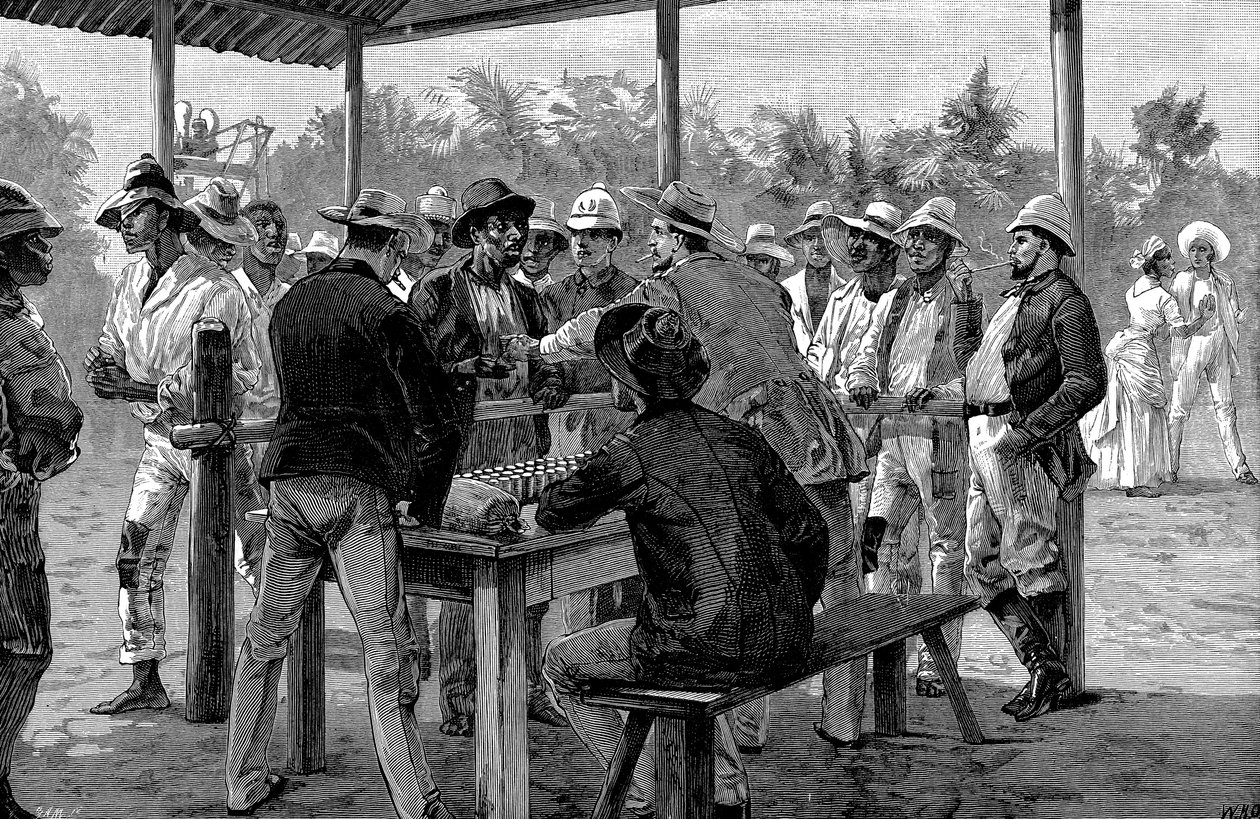 Paiement des travailleurs antillais, 1888 - Unbekannt