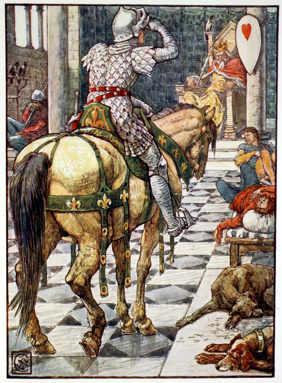 Perceval obtient le bouclier du cœur battant, 1911 - Unbekannt