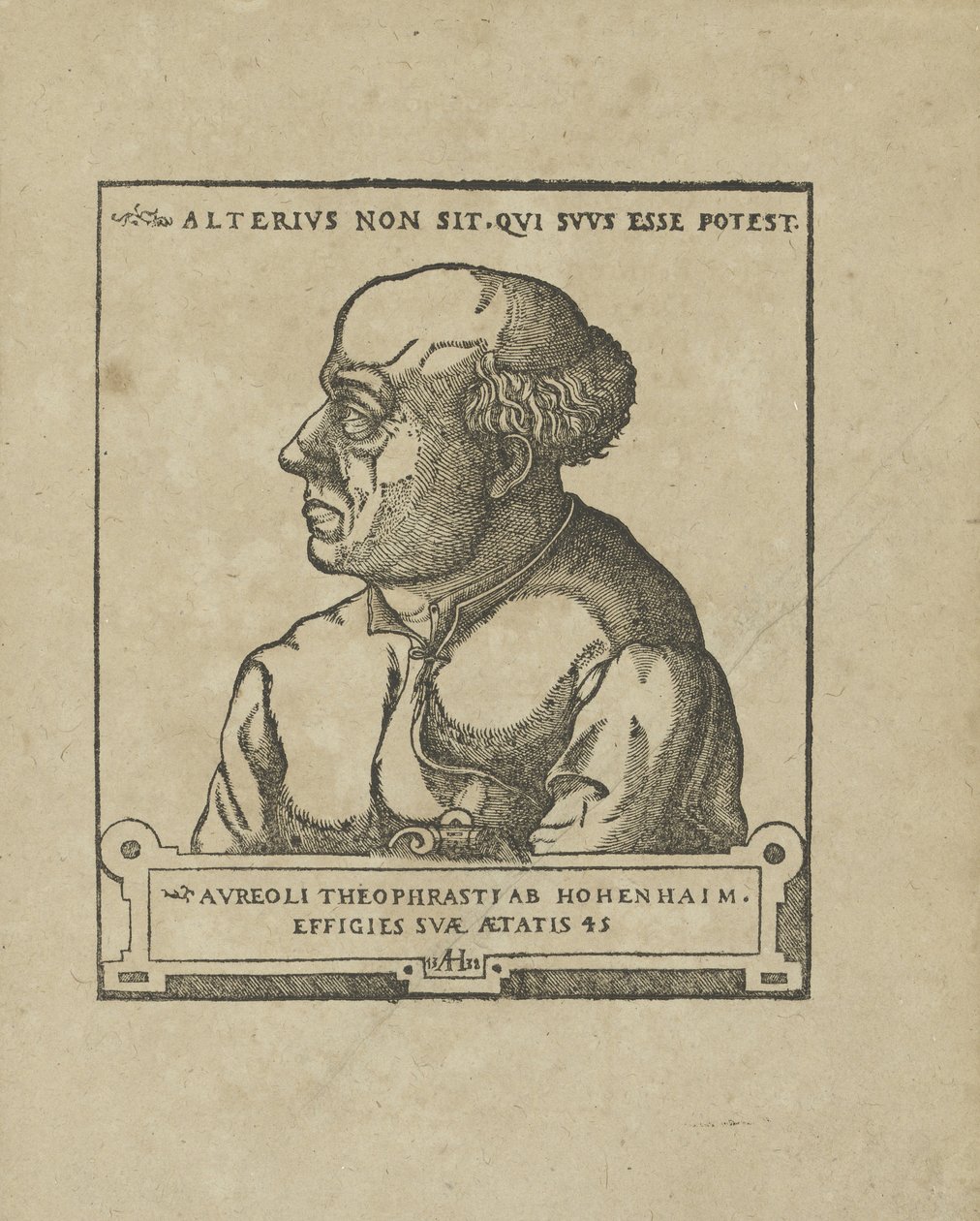 Philippus Theophrastus Aureolus Bombastus von Hohenheim Paracelsus, vers 1538 - Unbekannt