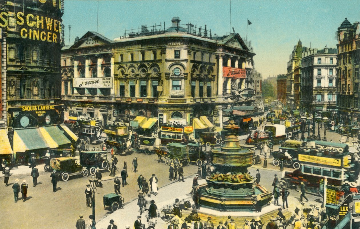 Piccadilly Circus, Londres, vers 1910 - Unbekannt