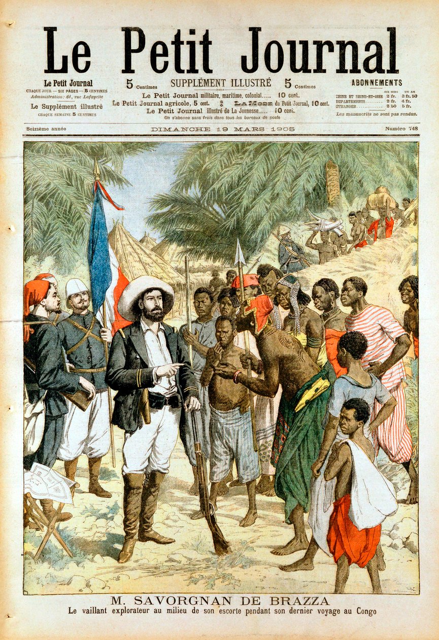 Pierre-Paul-François-Camille Savorgnan de Brazza, explorateur français et fondateur de Brazzaville, 1905 - Unbekannt