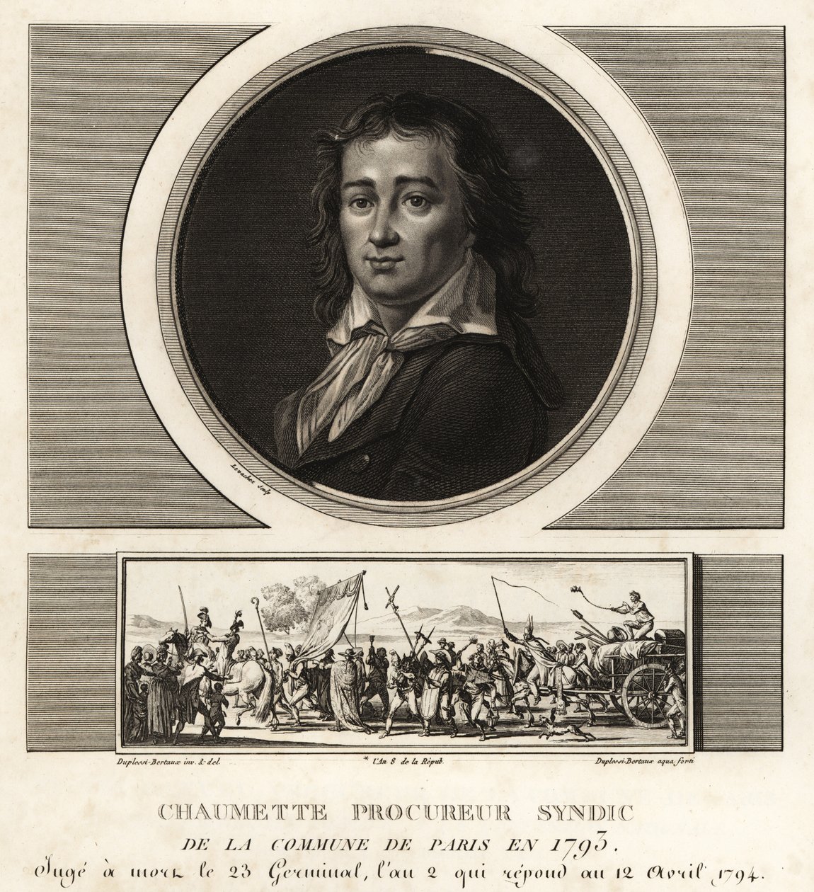 Pierre Gaspard Chaumette, Procureur Syndic de la Commune, athée - Unbekannt