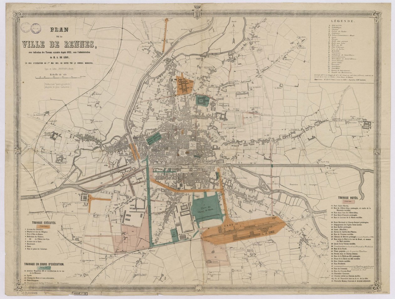Plan de Rennes - Unbekannt
