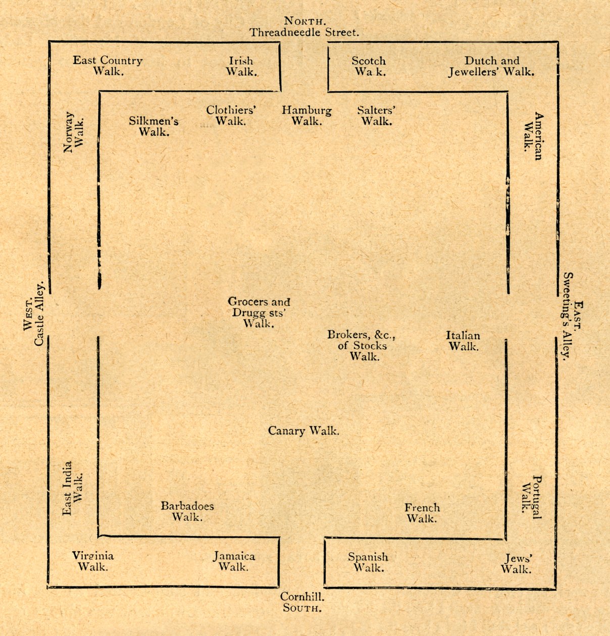Plan de la Bourse en 1837, 1897 - Unbekannt