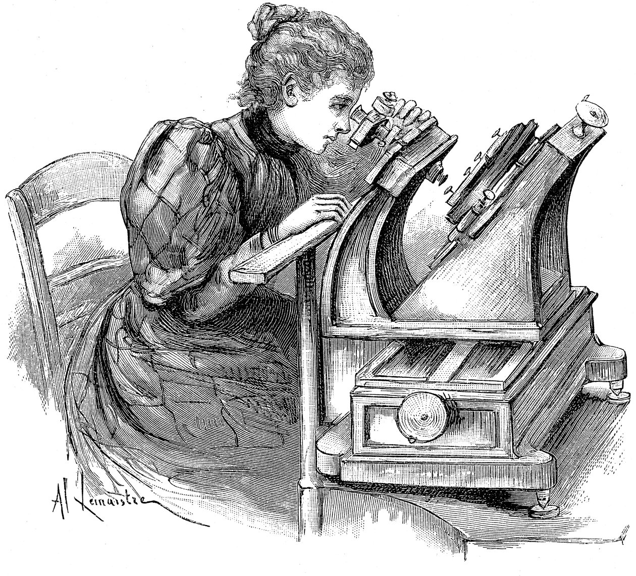 Microscope de mesure de plaque, 1895 - Unbekannt