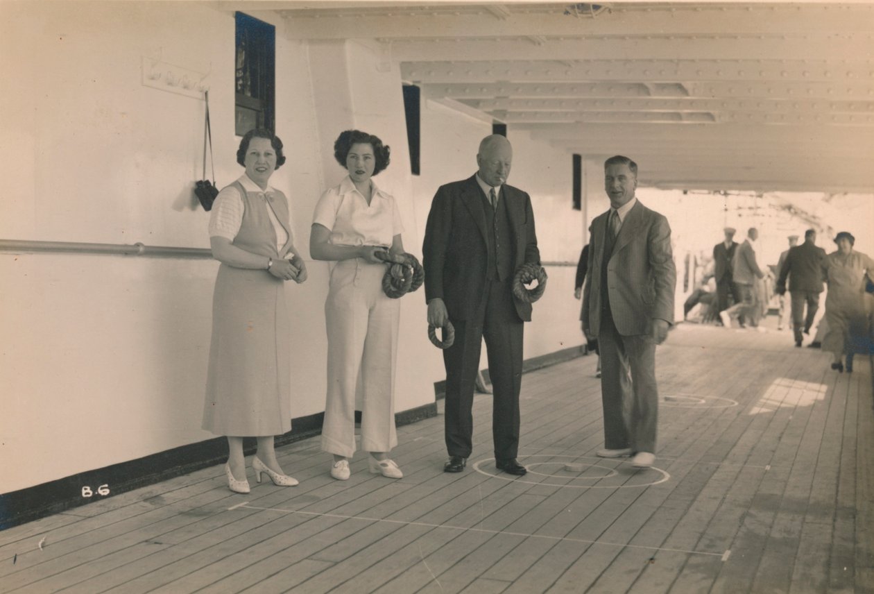 Jouer aux anneaux à bord du SS Arandora Star, 1936 - Unbekannt