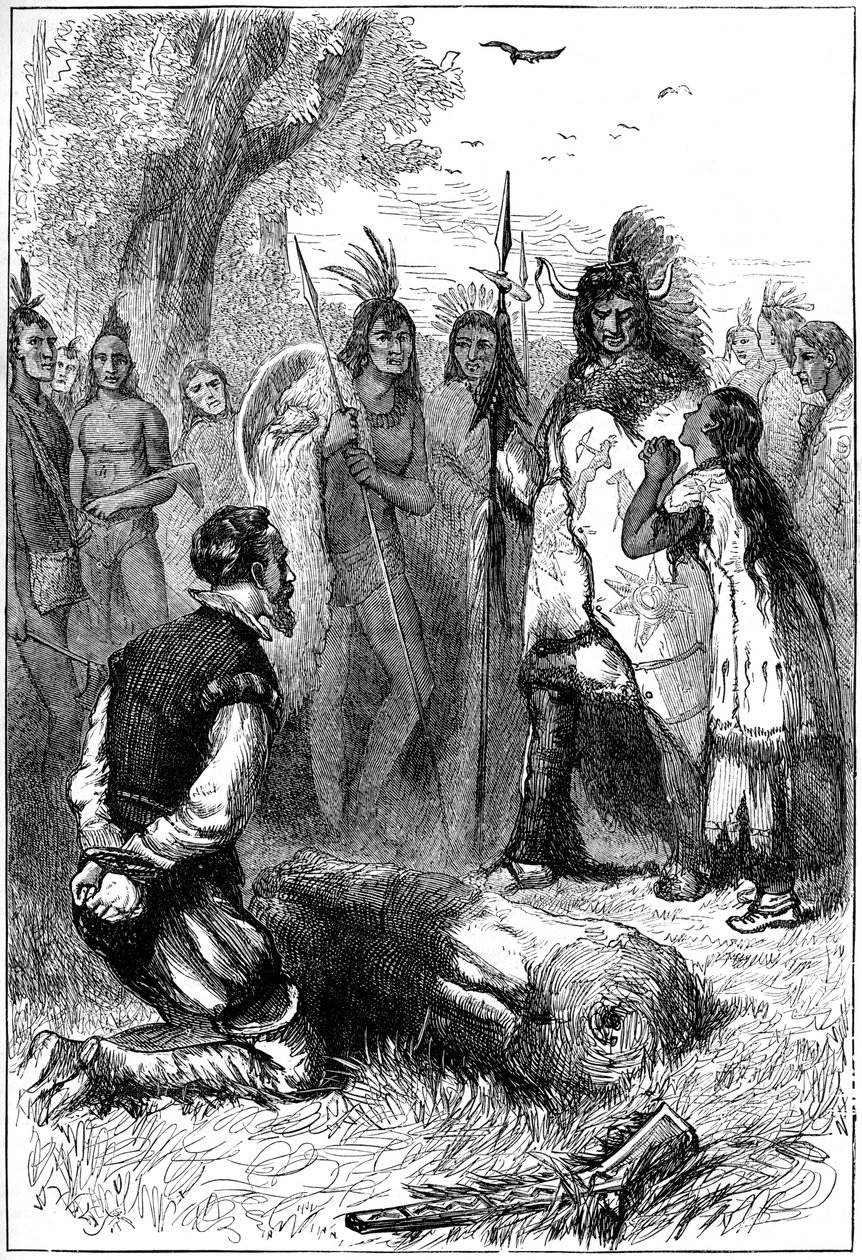 Pocahontas sauve la vie du capitaine Smith - Unbekannt