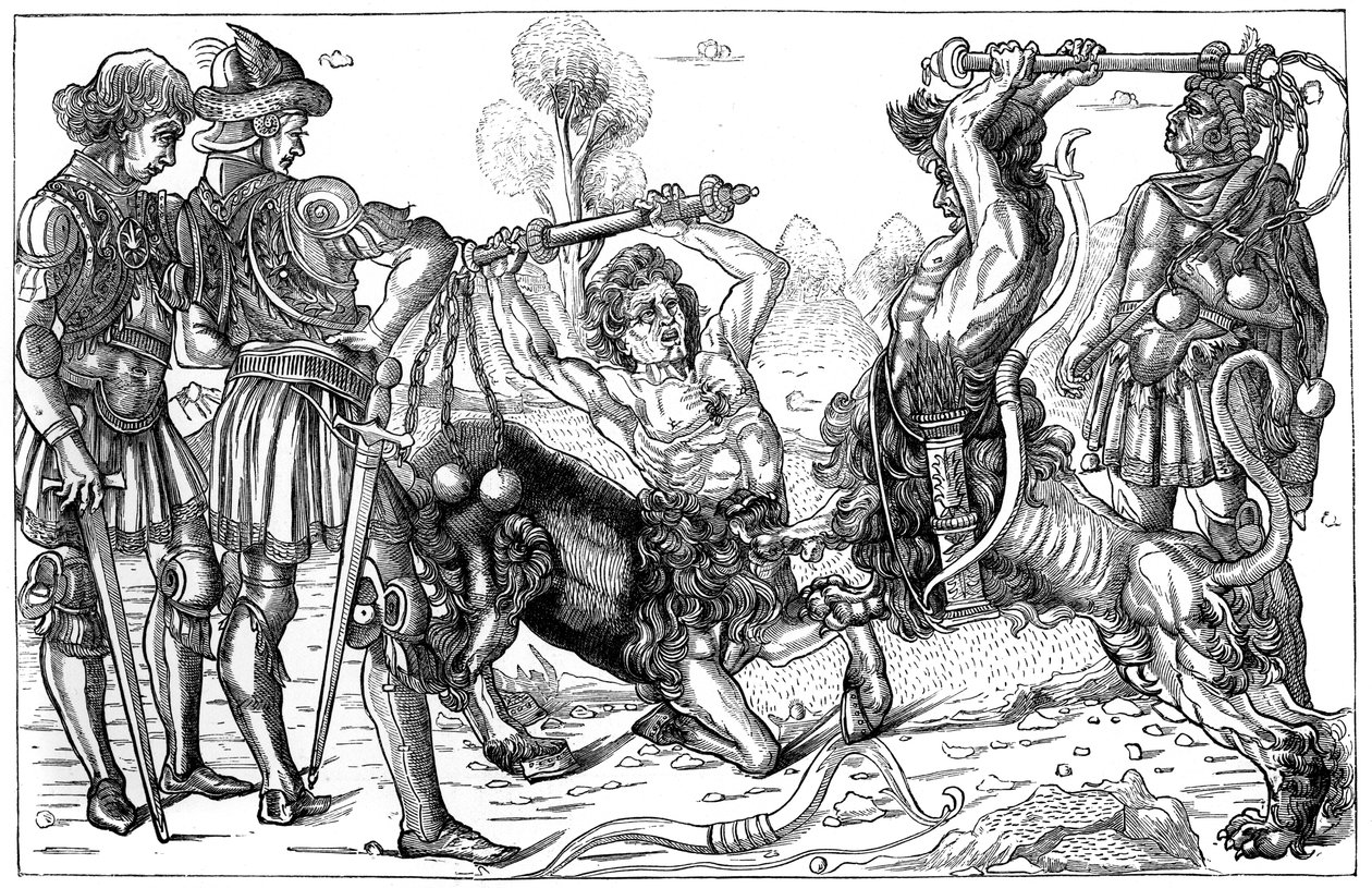 Combat des centaures de Pollaiuolo, 1882 - Unbekannt