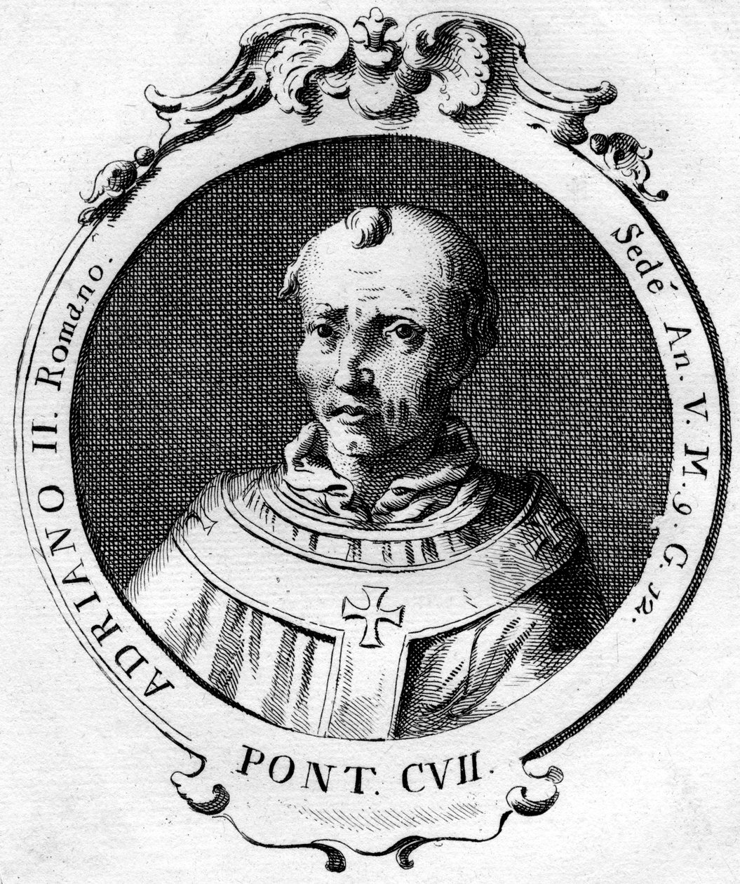 Pape Adrien II - Unbekannt