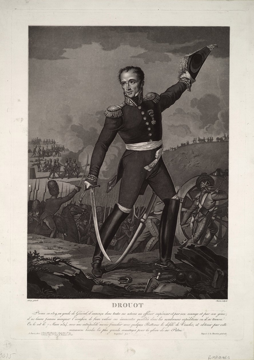 Portrait du Comte Général Antoine Drouot 1774-1847, vers 1825 - Unbekannt