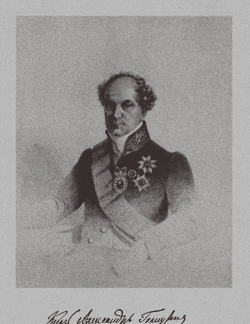 Portrait du comte Alexandre Nikolaïevitch Golitsyn 1773-1844, vers 1840 - Unbekannt