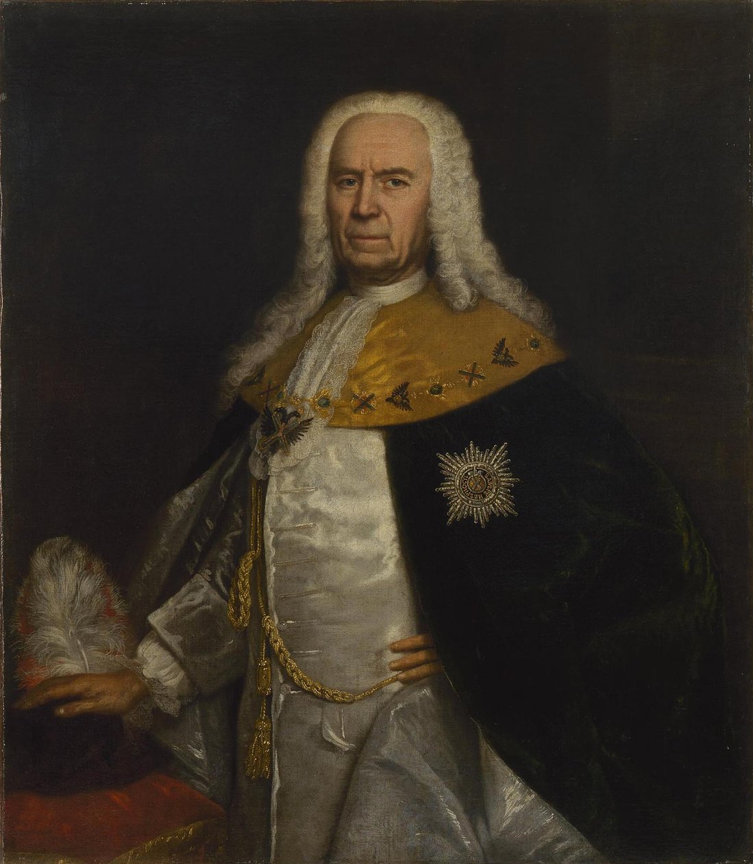 Portrait du comte Andrei Ivanovich Ushakov 1708-1739, milieu du 18ème siècle - Unbekannt