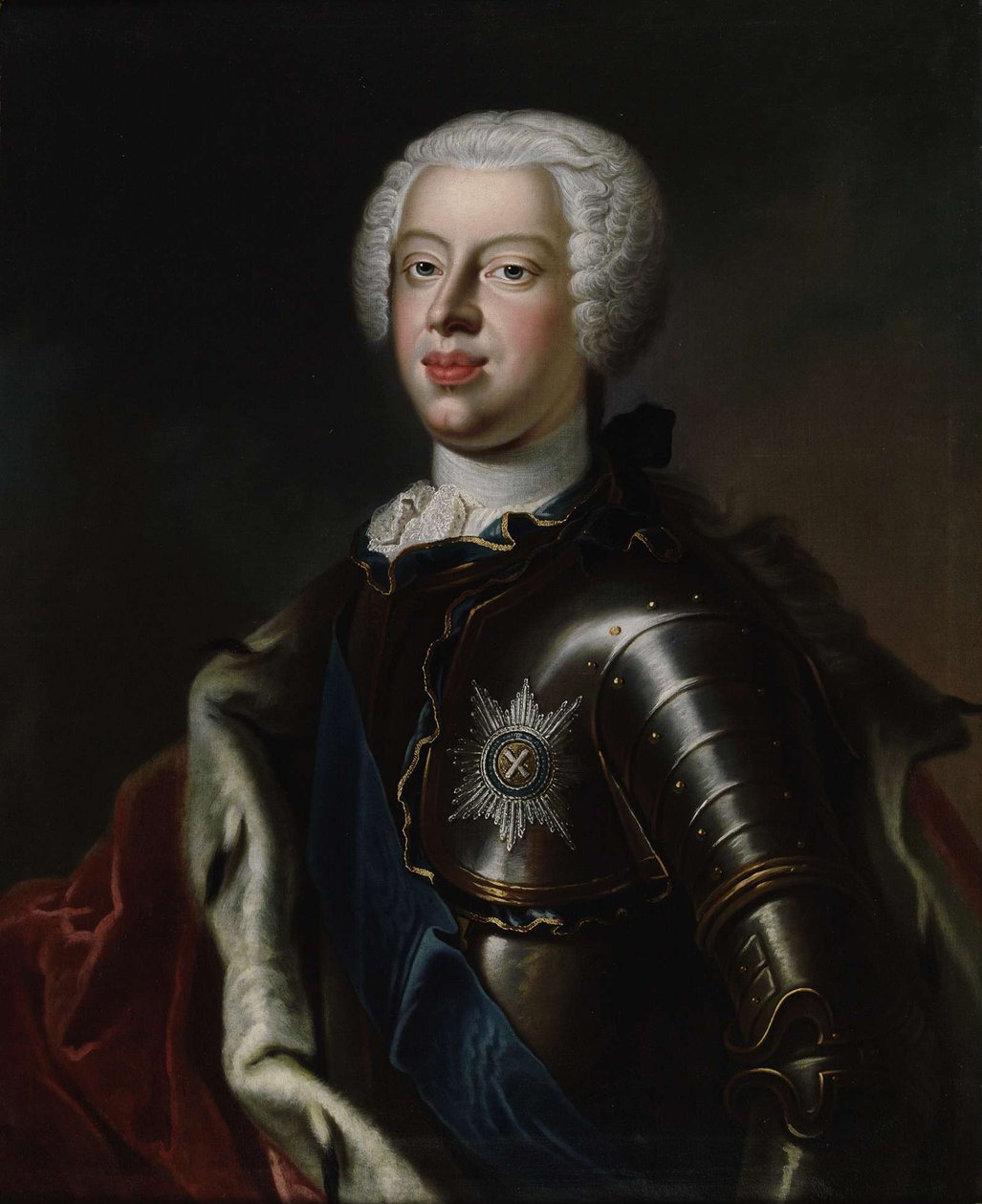 Portrait du duc Antoine Ulrich de Brunswick 1714-1774, vers 1740 - Unbekannt