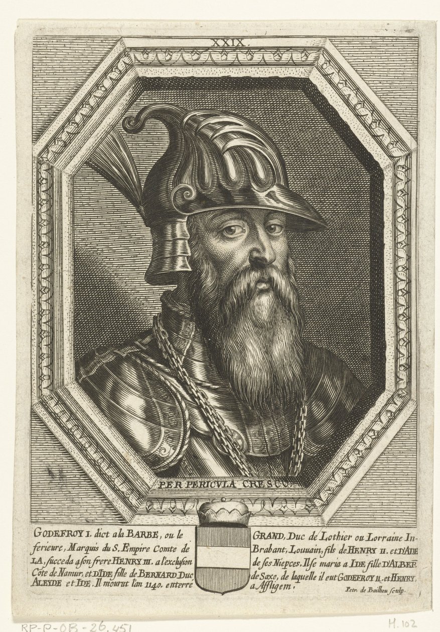 Portrait du duc Godfried I van Leuven - Unbekannt